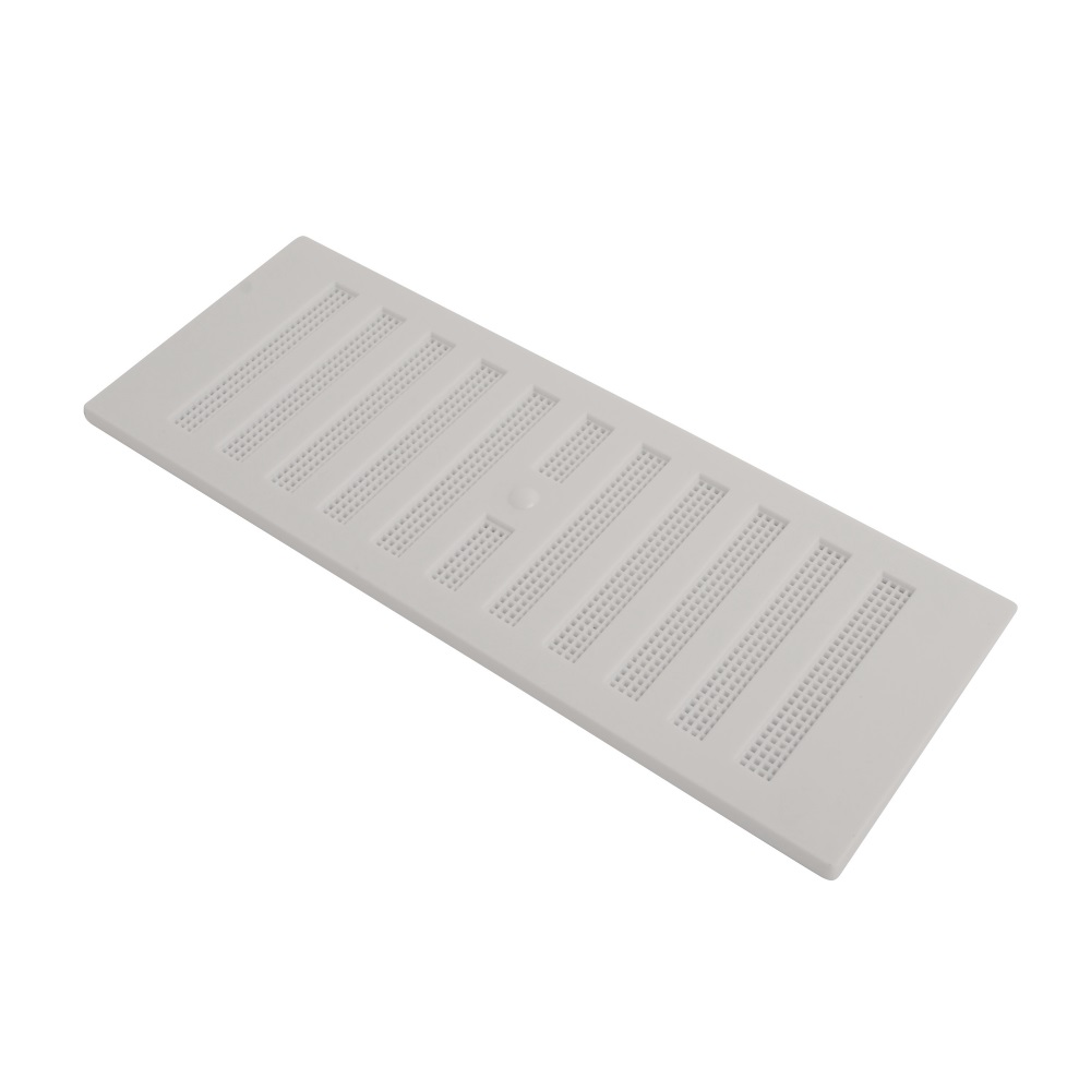 Hit & Miss Vent White Plastic 225mmx75mm