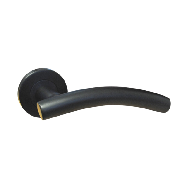 Curve Lever on Rose Matt Black
