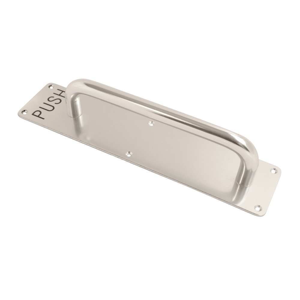 19mm Pull Handle on Plate Printed Push PAA