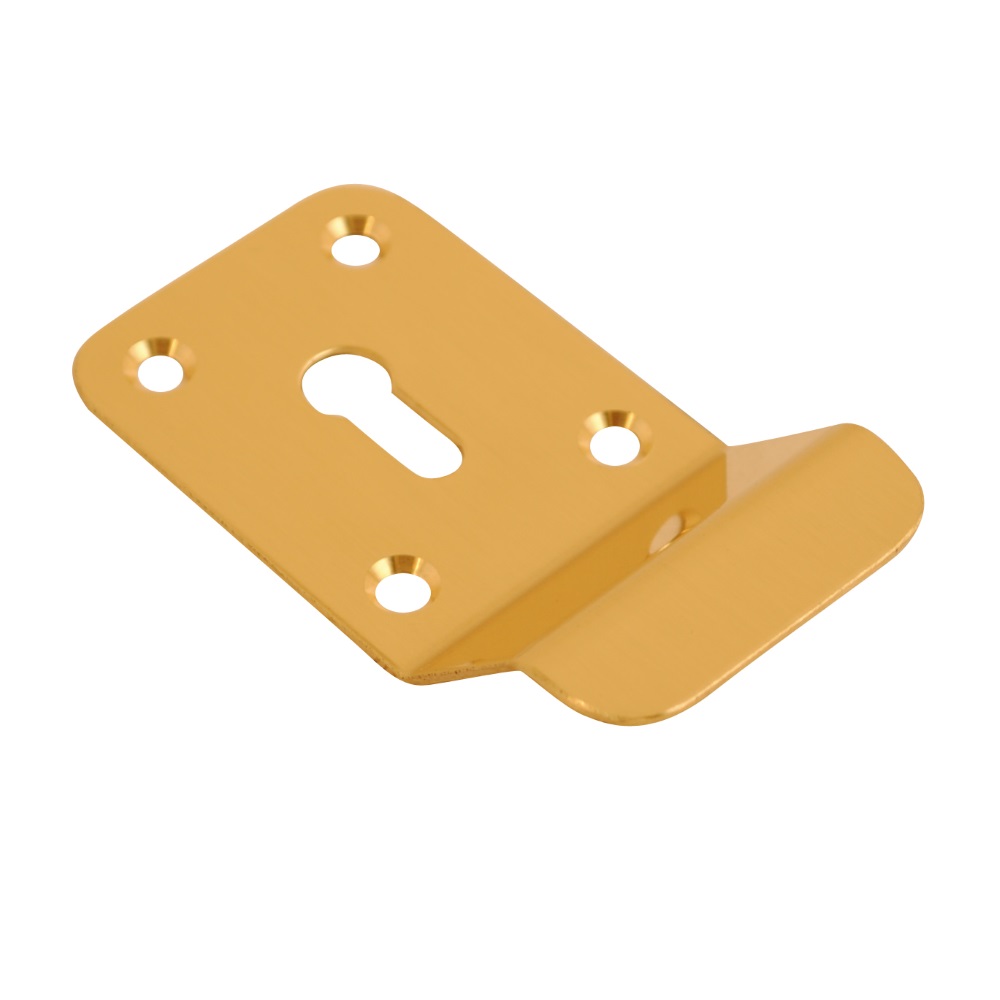 Cylinder Pull Keyhole Polished Brass 90x45mm