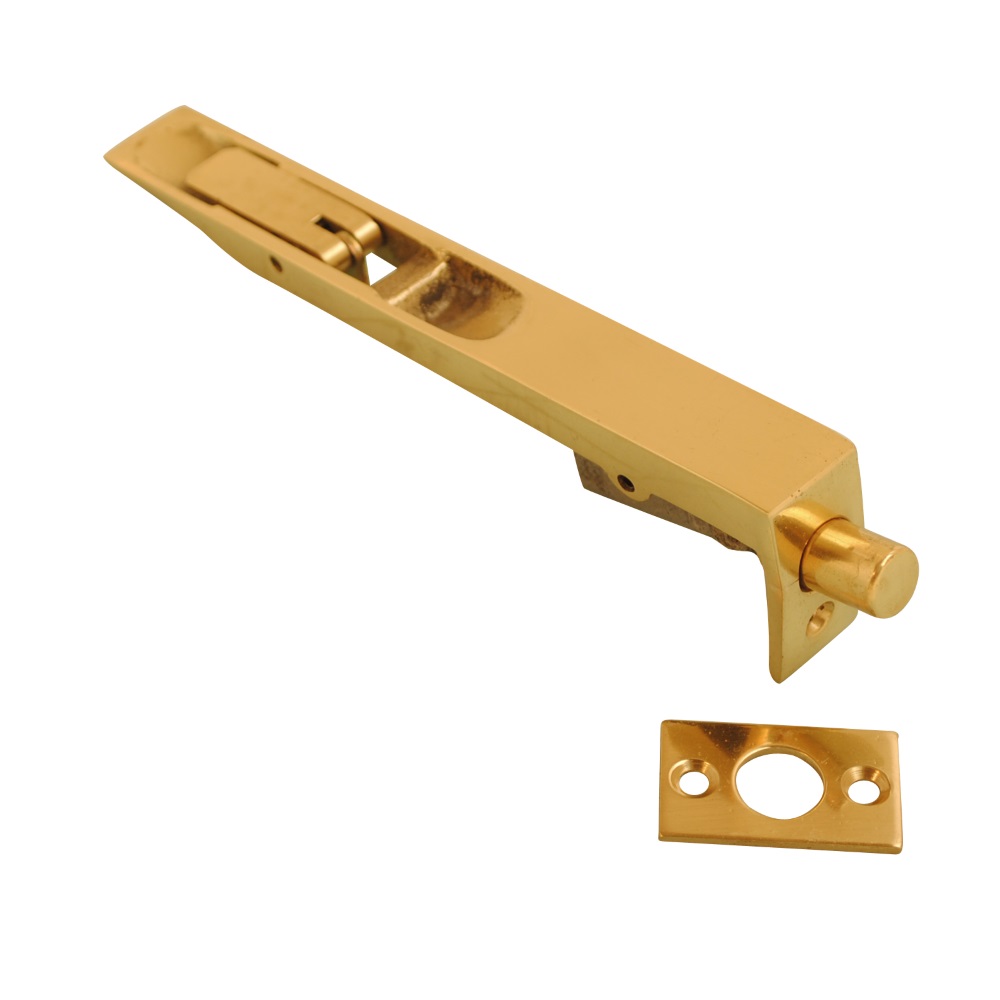 Flush Bolt 150mm Brass