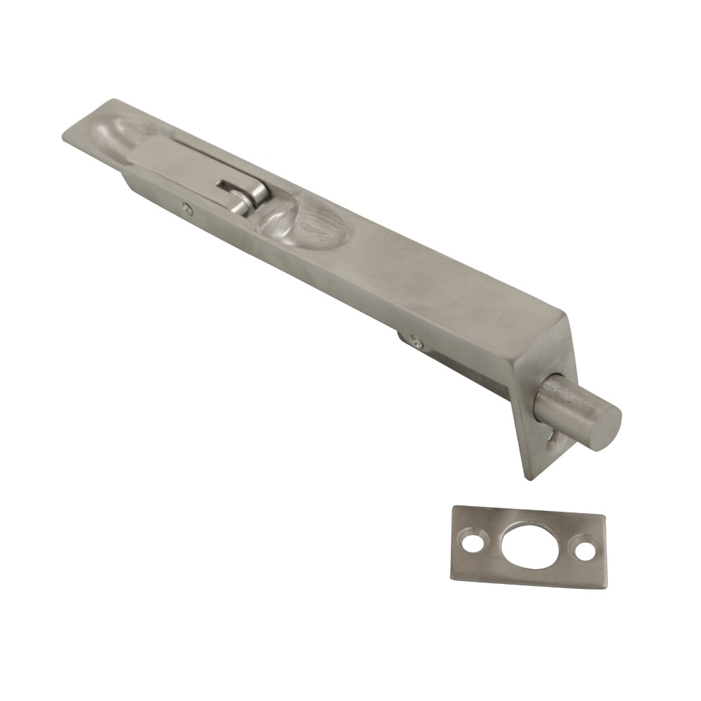 Flush Bolt Satin Chrome 200mm
