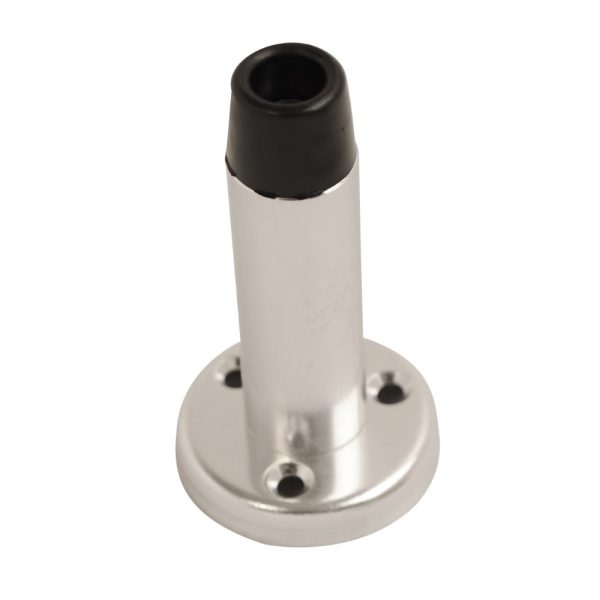 Door Stop Front Fix Bright Anodised 75mm