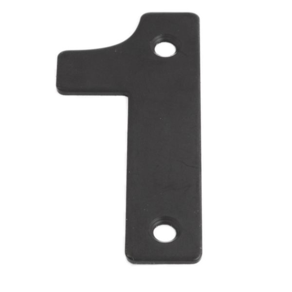 Numeral Figure '1' Matt Black
