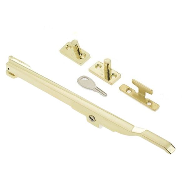 Locking Window Casement Stay PB 250mm