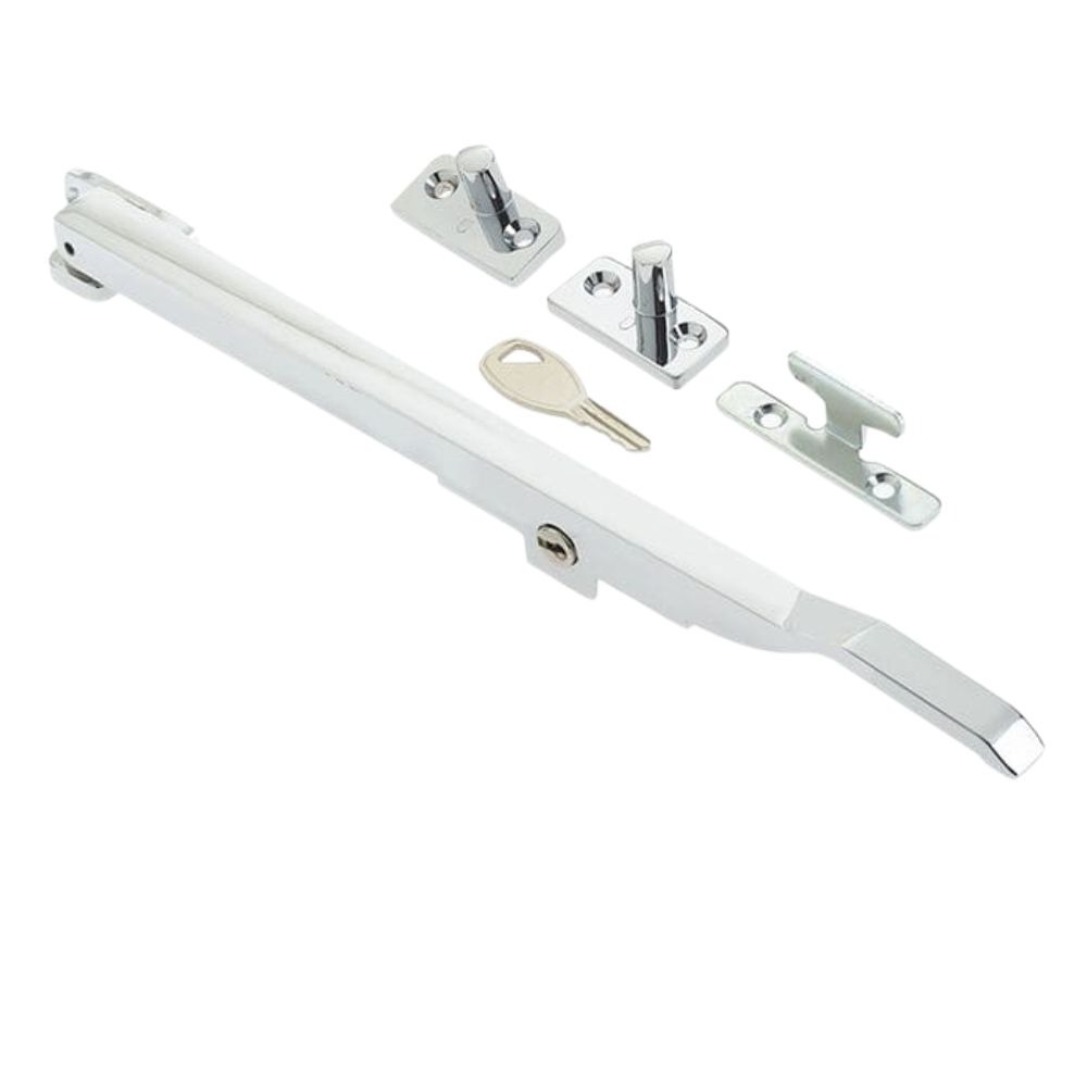 Locking Window Casement Stay CP 250mm