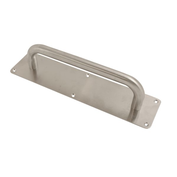 19mm Pull Handle on Plate Plain PSS