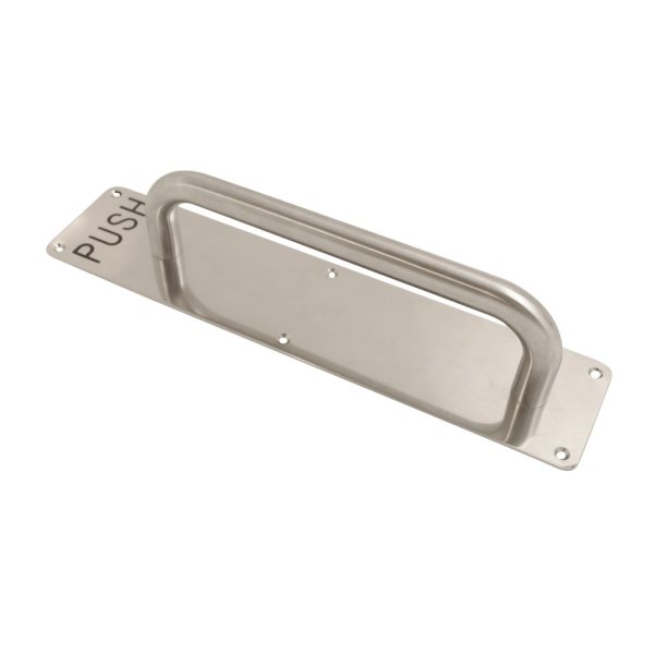 22mm Pull Handle on Plate Printed Push PSS