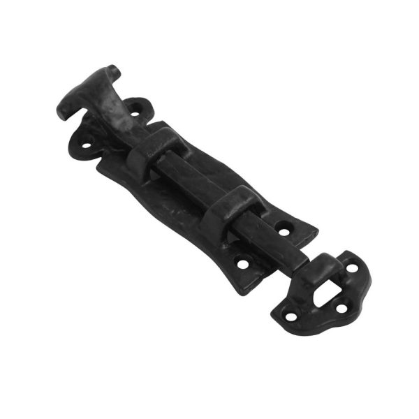 Door Bolt Scroll Style Black