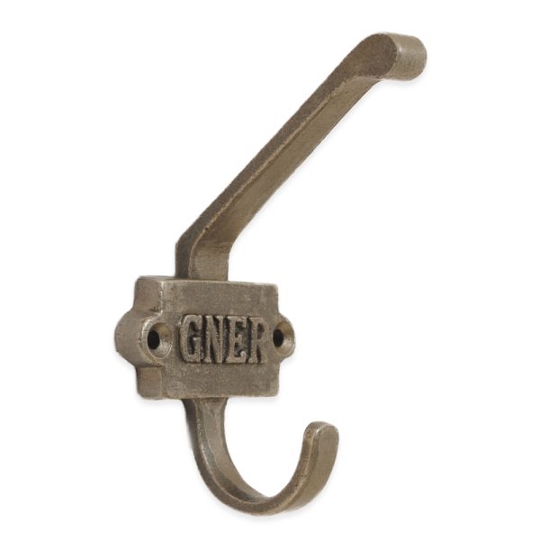 Antique Iron GNER Hat & Coat Hook