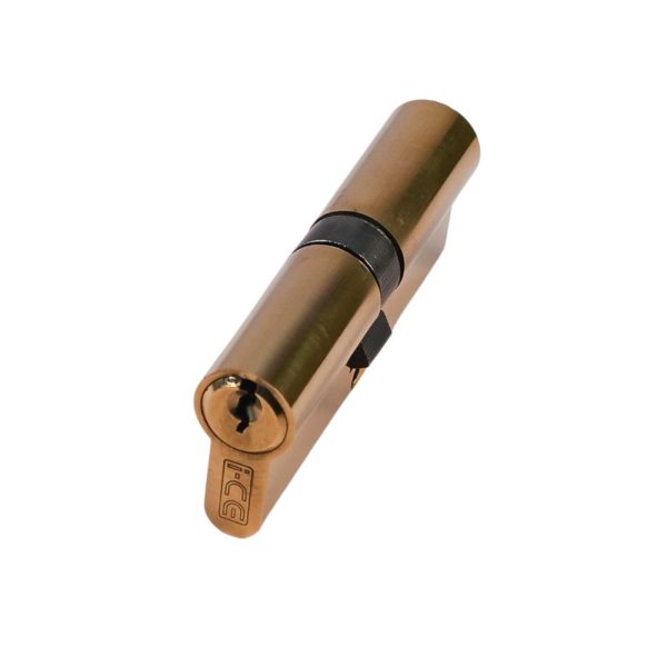 Euro Cylinder Double 40/40 Polished Brass