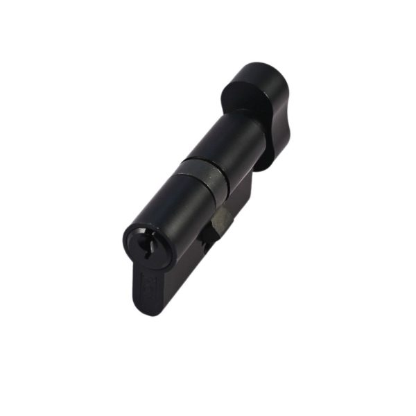 Euro Cylinder & Thumb Turn 30/30 Matt Black