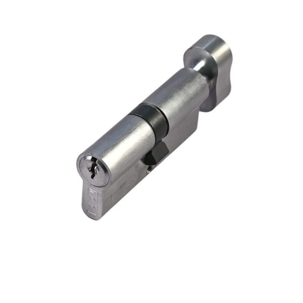 Euro Cylinder & Thumb Turn 35/35 Satin Chrome
