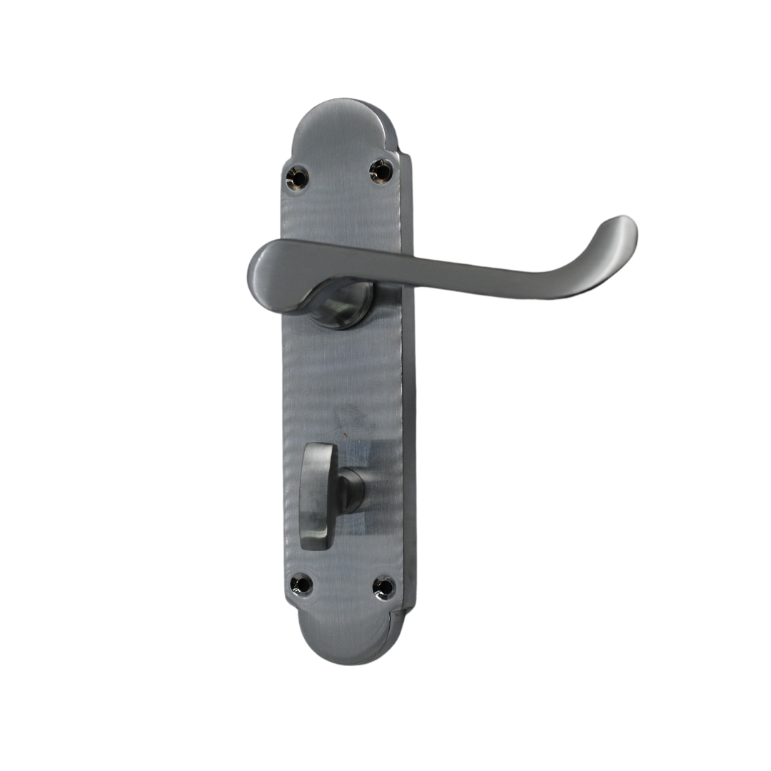 Blenheim Lever Lock Satin Chrome Bathroom