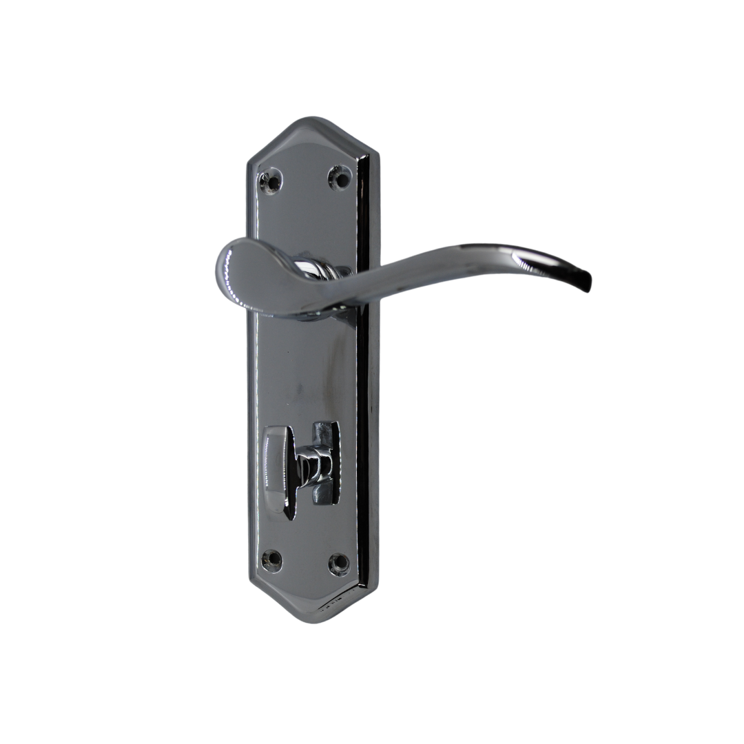 Turin Lever Lock Chrome Bathroom