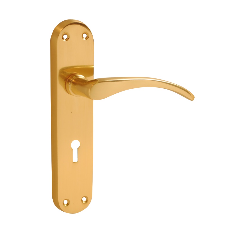 Milan Lever Lock Brass