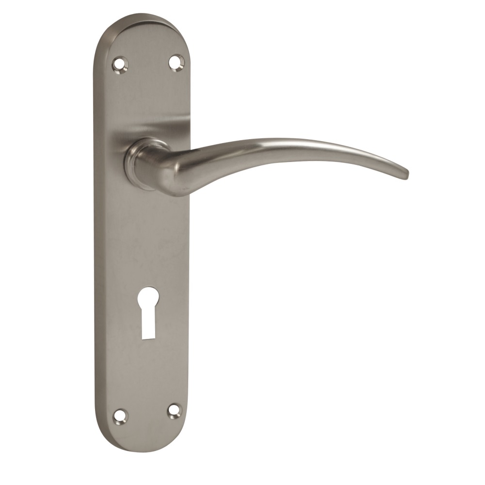 Milan Lever Lock Satin Chrome