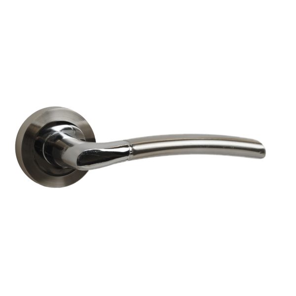 IOS Lever on Rose Chrome/Satin Chrome