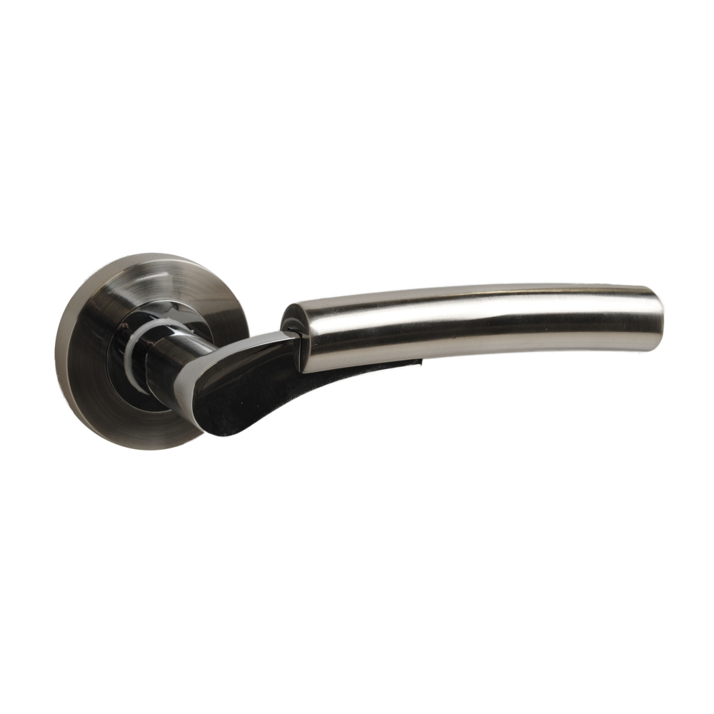 Syros Lever on Rose Chrome/Satin Chrome