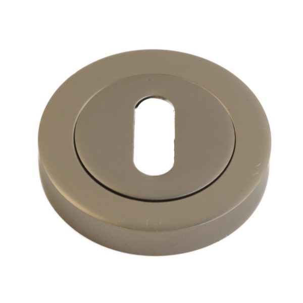 Keyhole Escutcheon Gun Metal/Matt Black Nickel