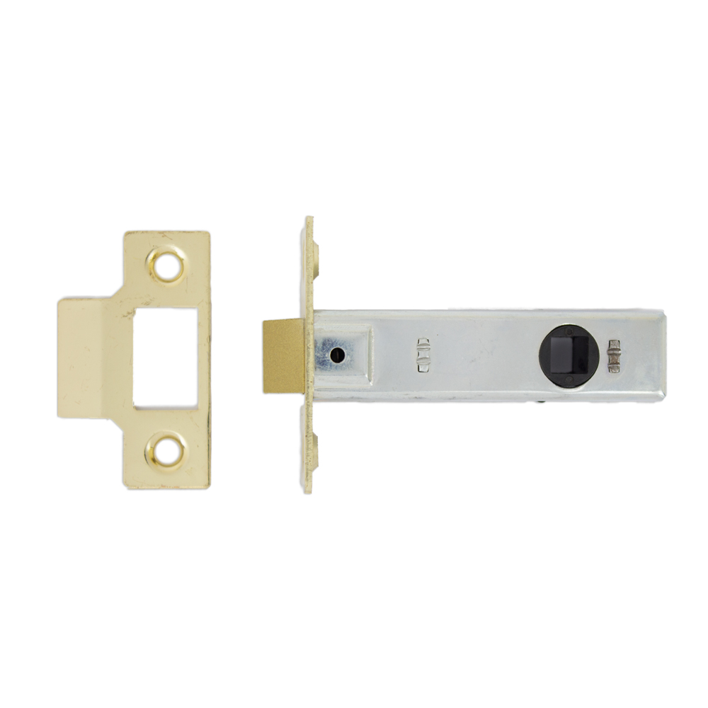 Tubular Latch 75mm Electro Brass