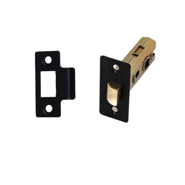 Tubular Latch (Bolt Through) CE/UKCA Rated Matt Black