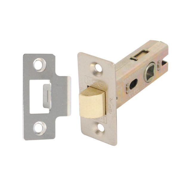 Tubular Latch (Bolt Through) CE/UKCA Rated Nickel Plated
