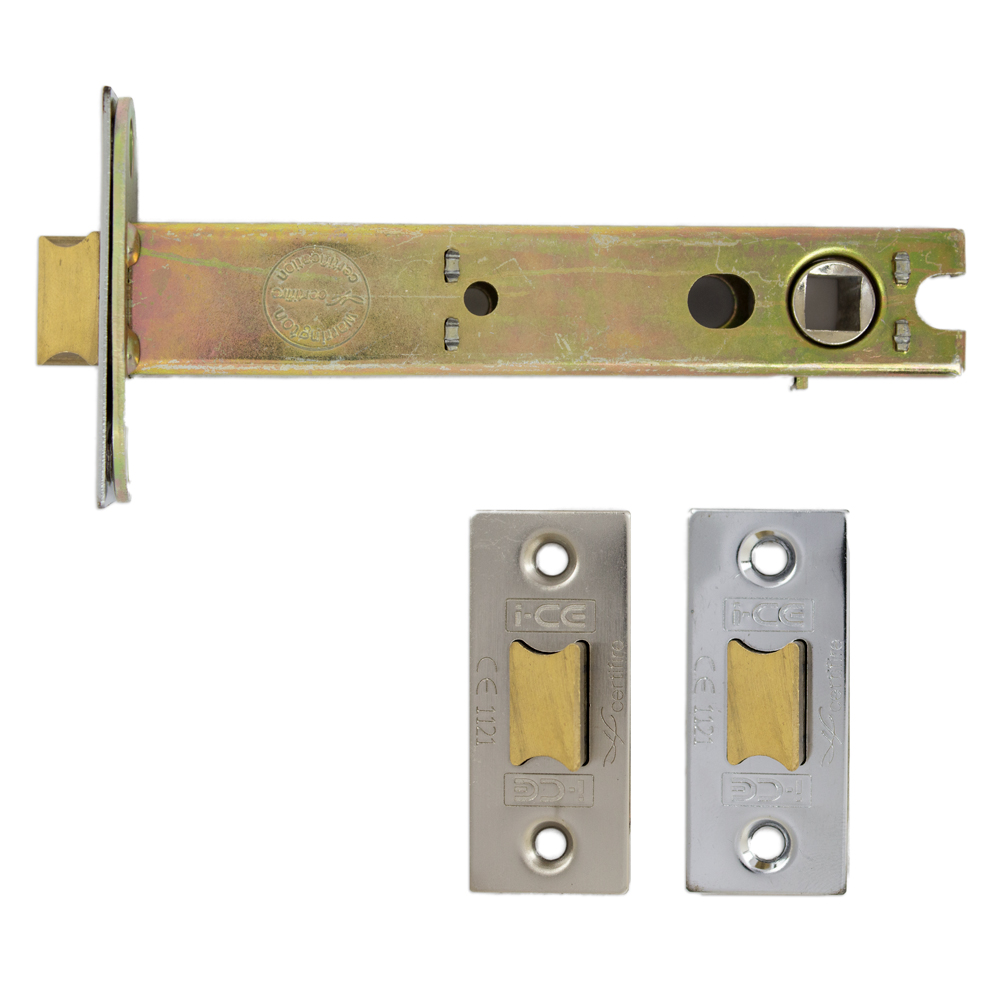 Architectural Tubular Latch 127mm CE/UKCA Rated Nickel/Satin Nickel Plated