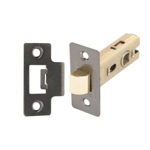 Tubular Latch (Bolt Through) CE/UKCA Rated Black Nickel
