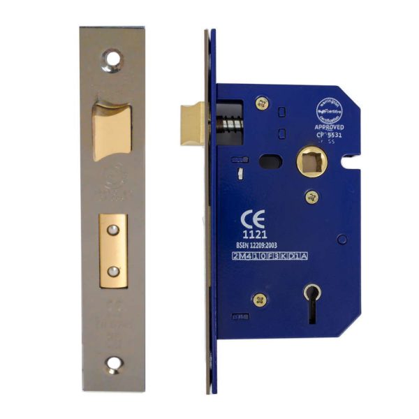 5 Lever Sashlock 63mm CE/UKCA Rated Gun Metal