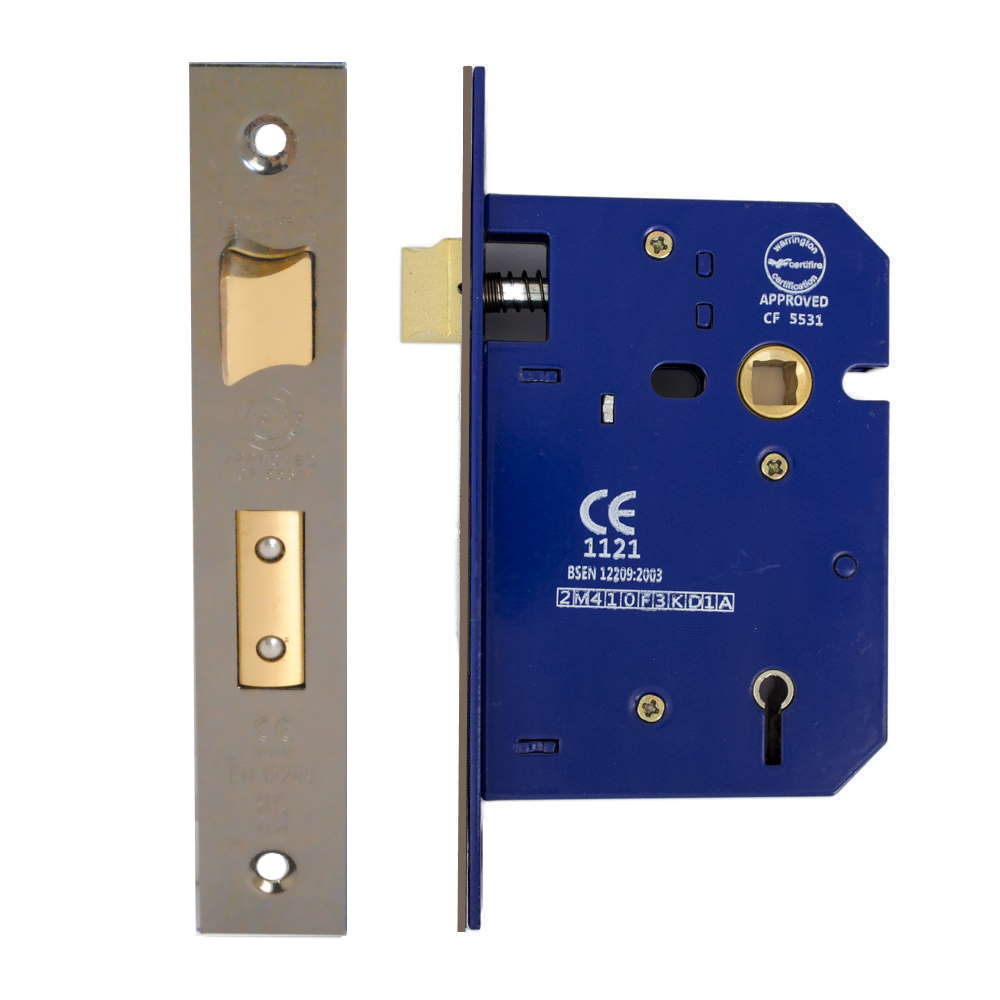 5 Lever Sashlock 75mm CE/UKCA Rated Gun Metal