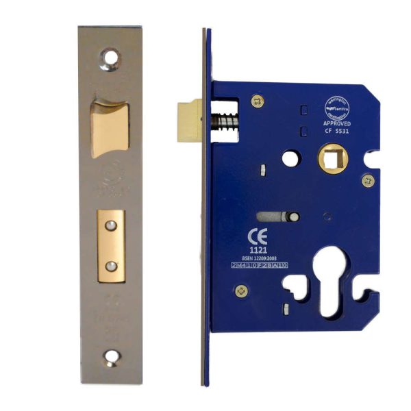 Euro Sash Lock Case 75mm CE/UKCA Rated Gun Metal