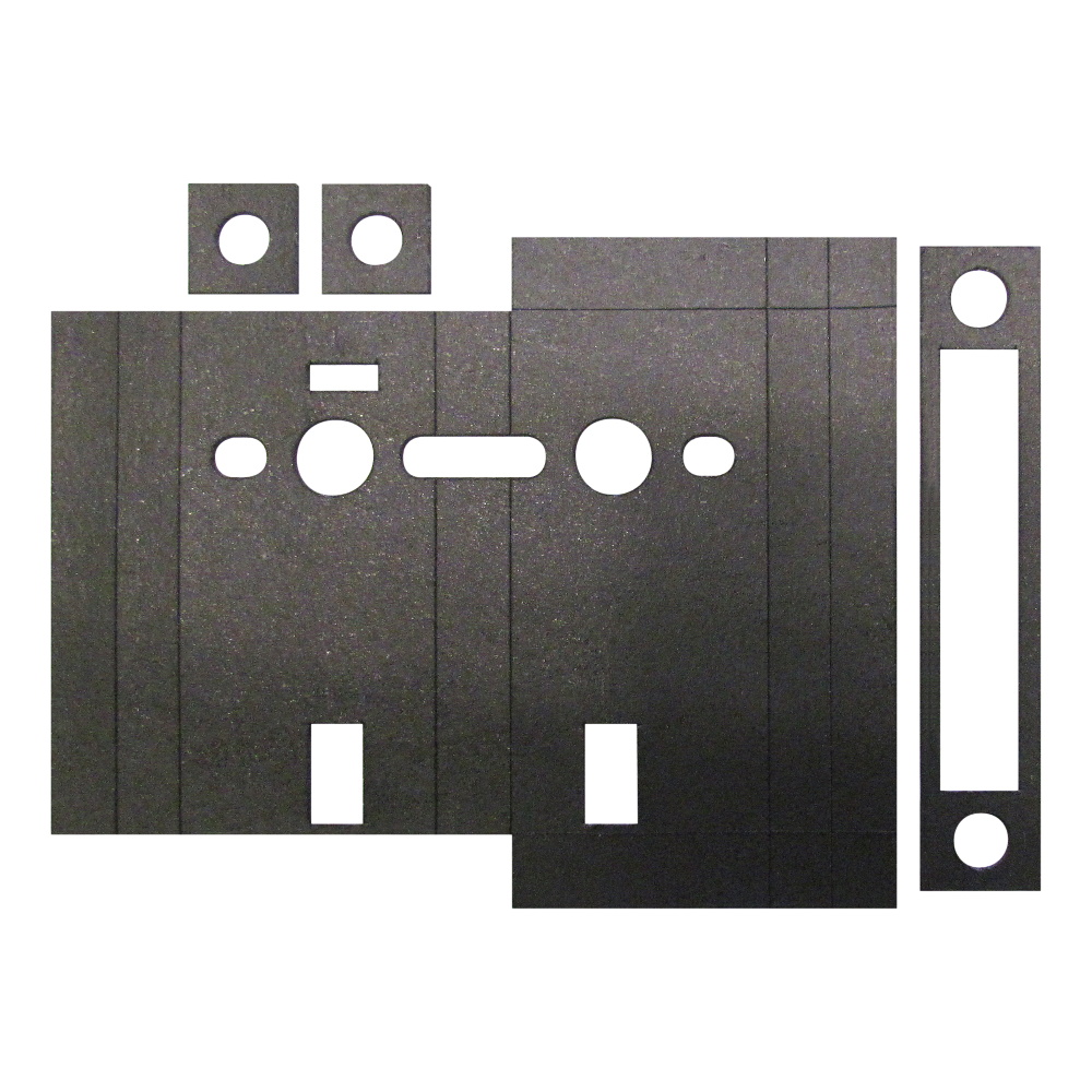 Intumescent Self Adhesive Kit for 3L Sash/Bath lock 50/63/75mm 2mm (FD60)