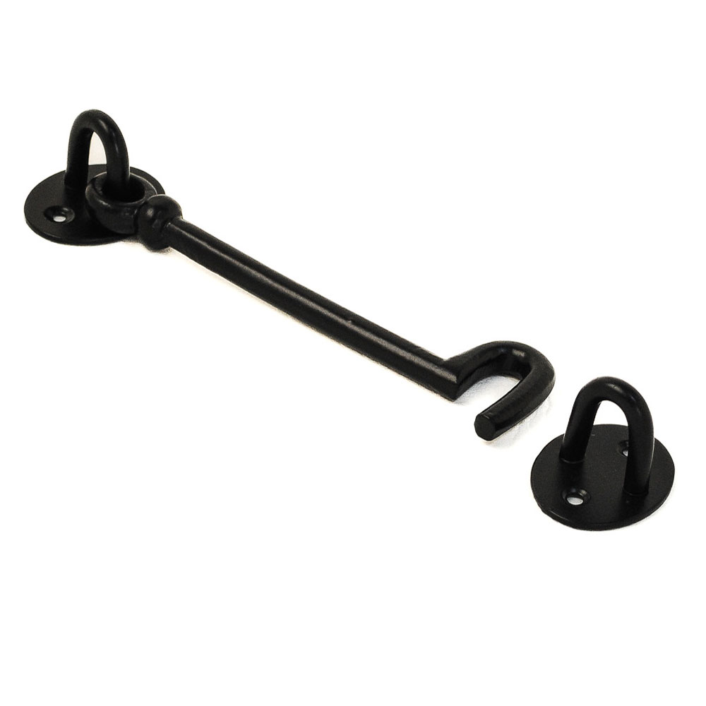 Cabin Hook Malleable Black 150mm