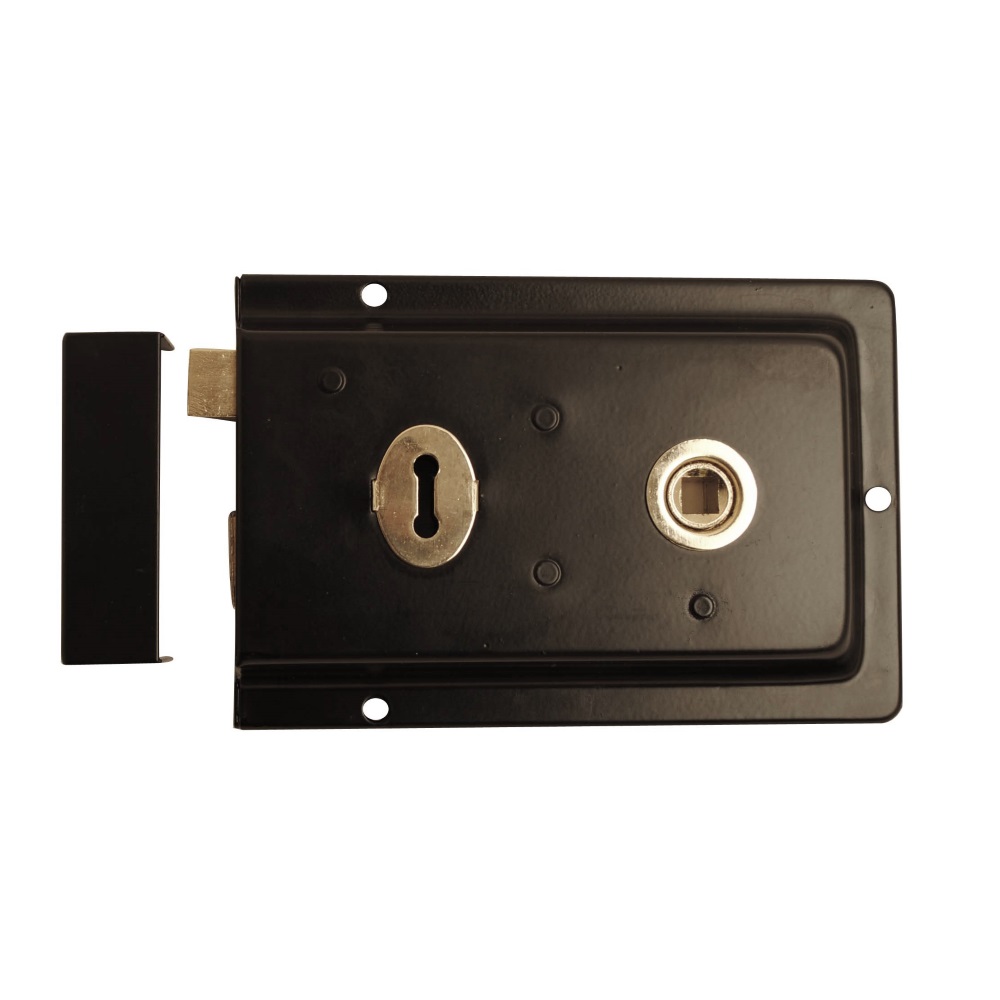 Rim Lock Black 150mmx100mm