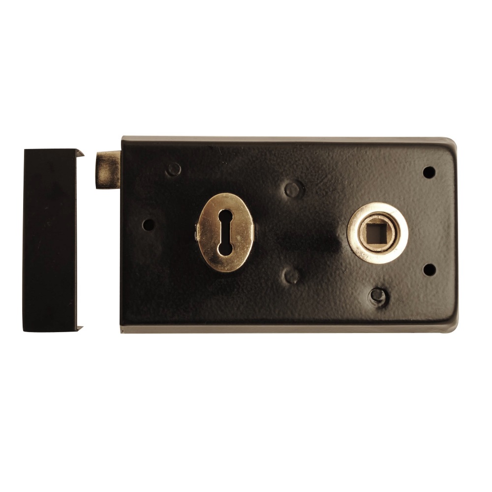 Rim Lock Black 135mmx75mm