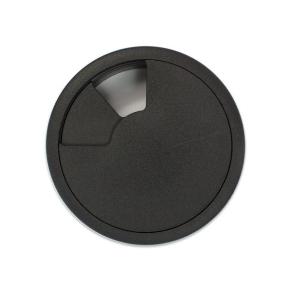 Cable tidy Desk insert Grommet Black