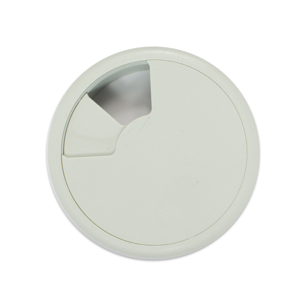 Cable tidy Desk insert Grommet Grey 60mm
