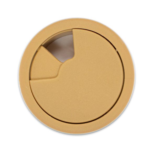 Cable tidy Desk insert Grommet Beech