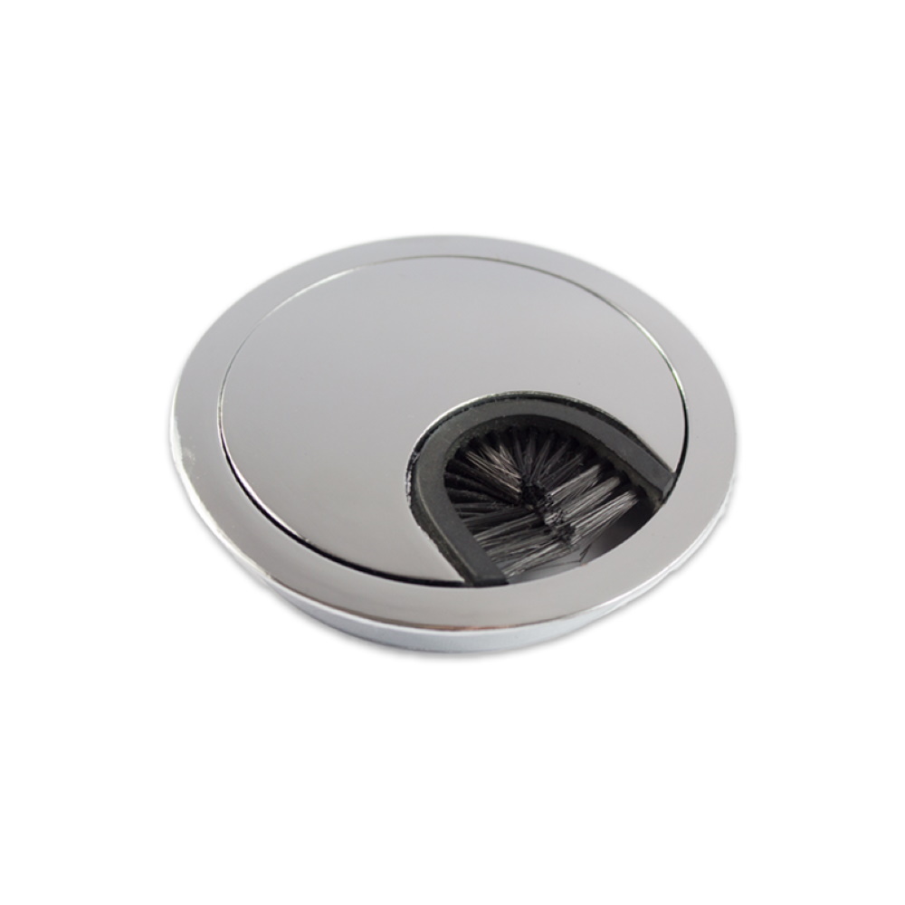 Cable tidy Desk insert Grommet Polished Chrome 60mm