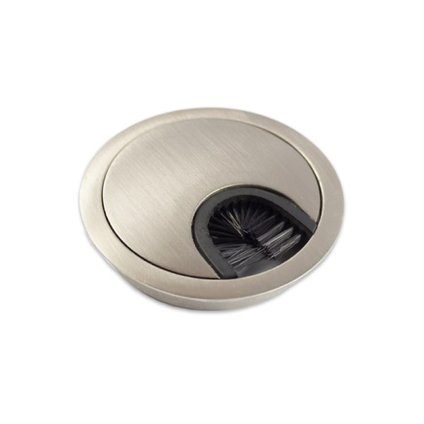 Cable tidy Desk insert Grommet Brushed Nickel
