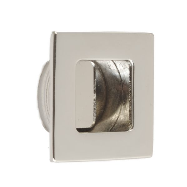 Recess Door Pull Square Polished Chrome