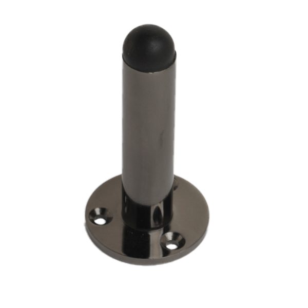 Projection Door Stop Black Nickel 63mm