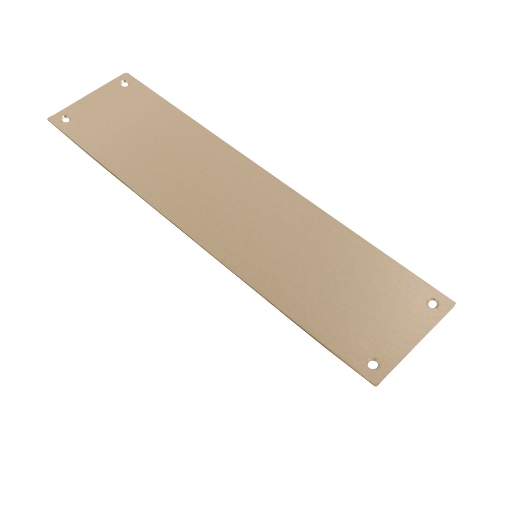 Finger Plate Square Corners SSS 300x75mmx1.2mm