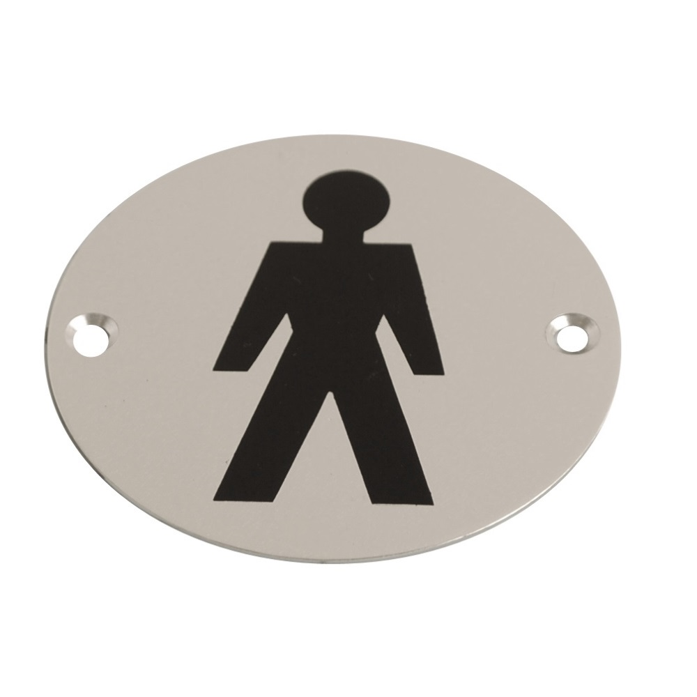Disc Screen Printed Male SAA 76mm