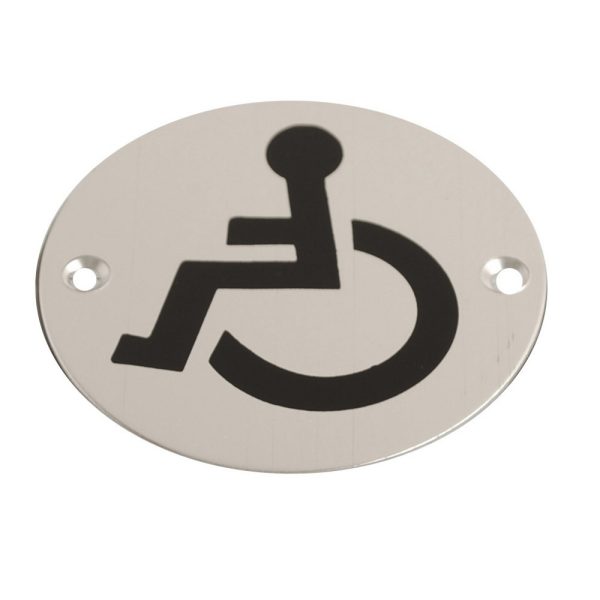 Disc Screen Printed Disabled SAA 76mm