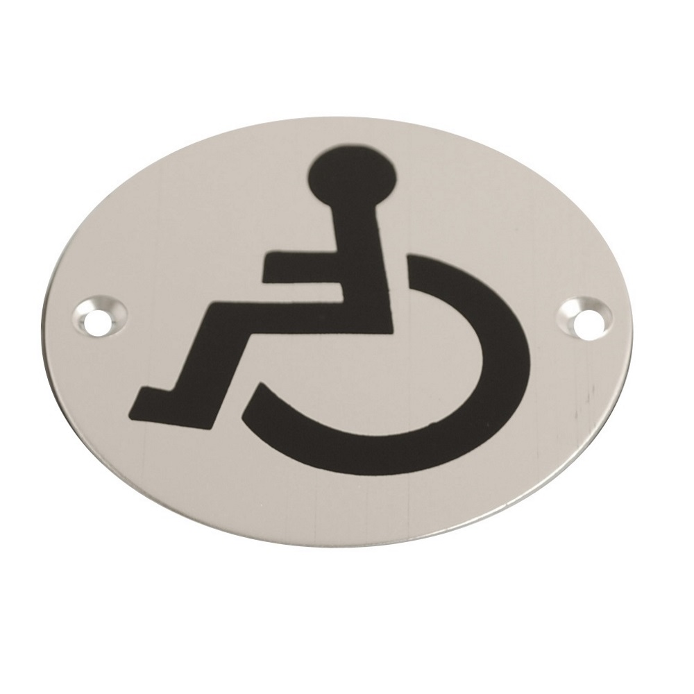 Disc Screen Printed Disabled SAA 76mm