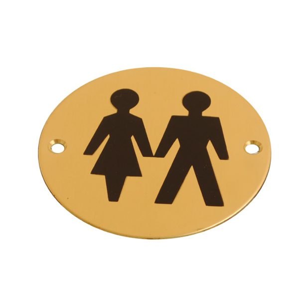 Disc Screen Printed Unisex Brass 76mm