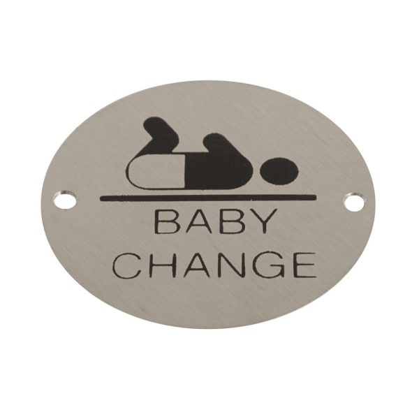 Disc Screen Printed Baby Change PSS 76mm