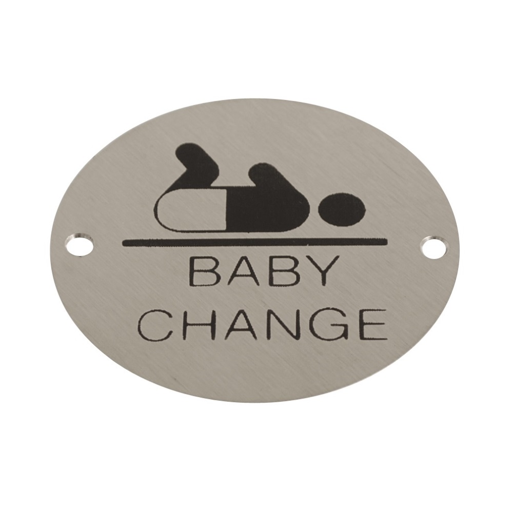 Disc Screen Printed Baby Change PSS 76mm